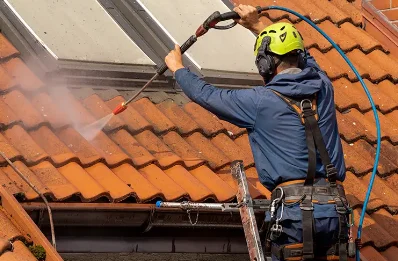 Démoussage et hydrofuge de toiture à Solomiac